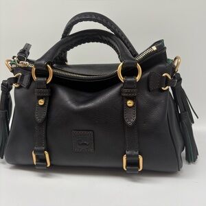 Dooney & Bourke Black Florentine Satchel in Mini Size
